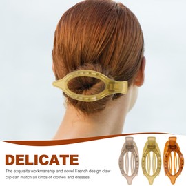 Angoily 4 Pcs Large Hair Claw Clips, Elegant Hair Clip for Women, Acrylic Nonslip Claw Clips for Thick Hair, Hair Accessories for Women and Girls