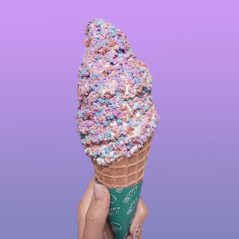 GranAroma Cotton Candy Crunch, 12.6 oz, Dessert Topping, Ice Cream