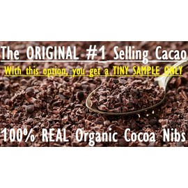 Raw Cacao / Cocoa Nibs 100% Raw Chocolate Arriba Nacional Bean 3 Lbs Bag Unsweetened Chocolate Substitute Keto, Vegan & Non-GMO Antioxidant