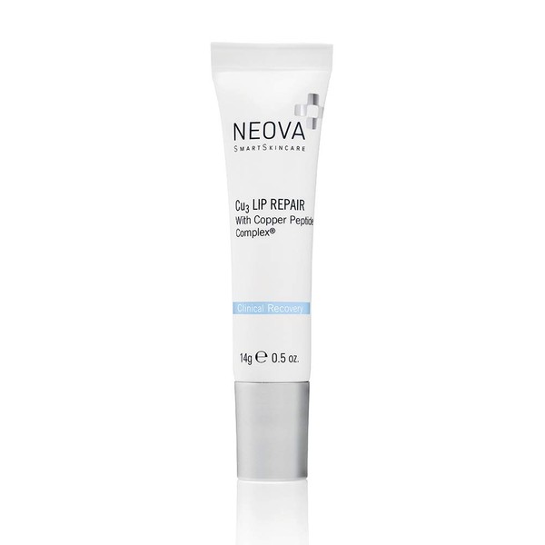 NEOVA SmartSkincare Cu3 Lip Repair, a moisture-sealing formula nourishes and protects lips during and after sun, cold and wind exposure.