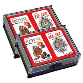 MENBLY Korean Traditional Hwatu Card Game 2 Set- Known as Korean Hanafuda, Go Stop Hwatoo, Godori Game, New Year Board Game - Family-Friendly Korean Flower Cards Game, Perfect for Game Nights| 화투