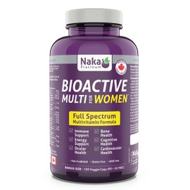 🇨🇦 120vcaps Bioactive MULTI for Women, Full Spectrum, Multivitamin Formula, Made in Canada