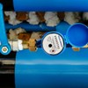 MEASUREMAN 3/4" Non-Pulsed Single-Jet Gallon Water Meter Blue Brass Body