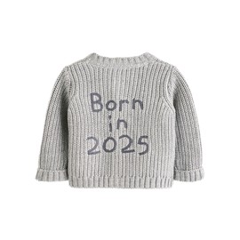 NEXT Baby Strickjacke Grey Born In 2025 3 Monate