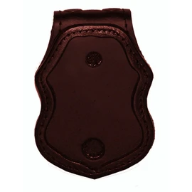 US Border Protection Belt Clip Badge Holder with Chain (Brown)