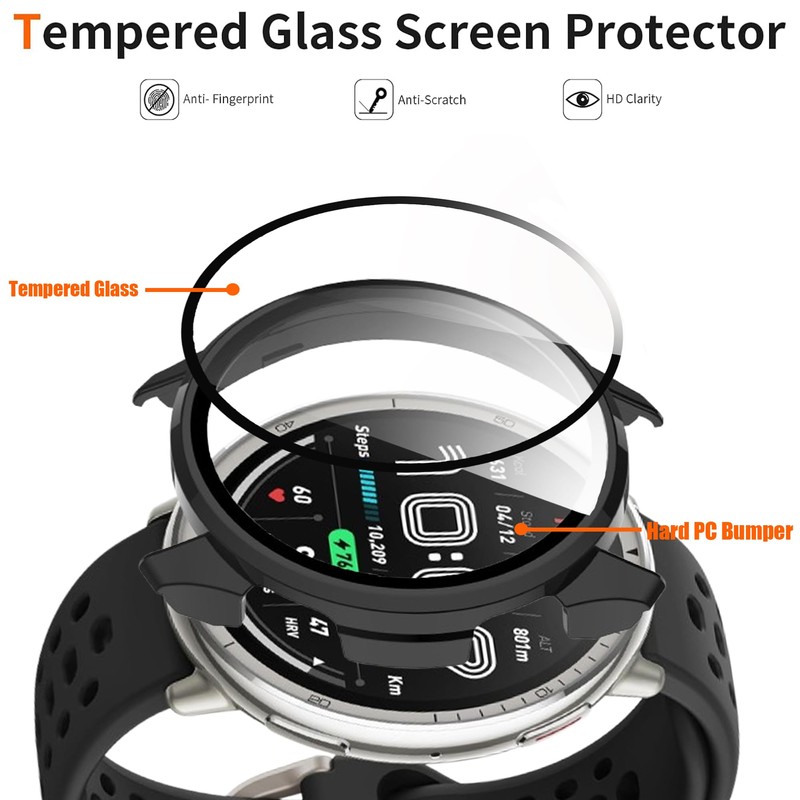 Compatible for Garmin Approach S50 Case, Lamshaw Hard PC Case