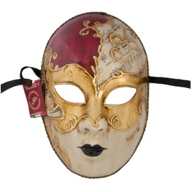 Lannakind Face Mask Volto Venetian Masquerade Party Mask Fancy Dress Costume Ball Mask V02