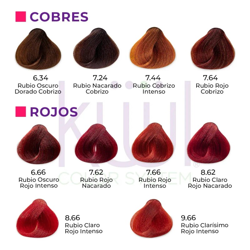 Kit Tinte Cabello Kuul Naturales Peroxido Vol