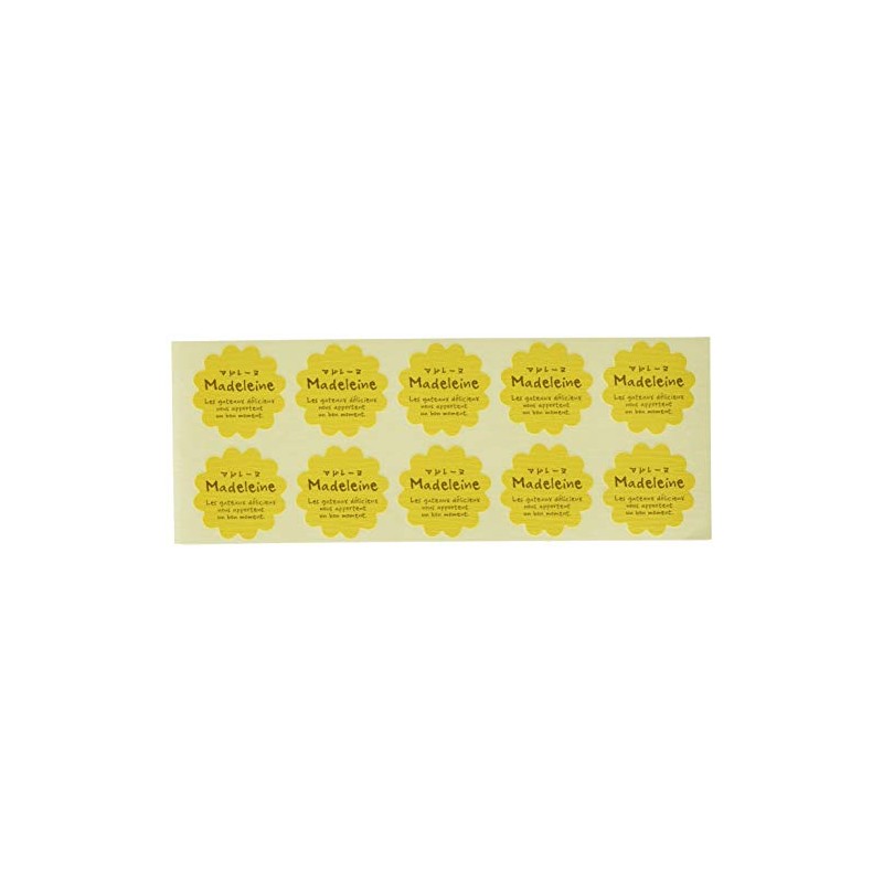 Cotta hure-ba-si-runatyuraru Key Madeleine Yellow, X 3.2 cm, 100 Piece
