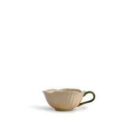 ByOn Poppy 5283908003 Tea Cup in Flower Shape Stoneware Beige 0.22 L