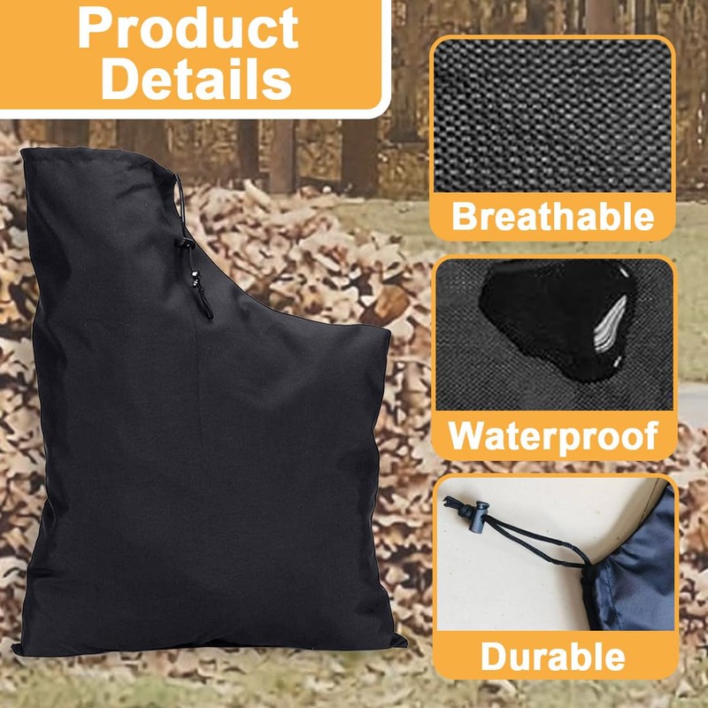 KEQAR Collection Bag for Leaf Blower and Leaf Vacuum, Adjustable