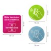 BIKE-label 900180 Sign 3D Sticker 8 x 8 cm Diameter