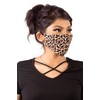 C.C Reusable Washable Face Mask, Leopard Latte