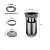 Shower Floor Drain Backflow Preventer, One Way Drain Valve Sewer,