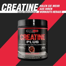 Healthy Fusion Kreatin Monohydrat Pulver | 100 % Reines Kreatin ohne Zusätze | Unterstützt Muskelaufbau & Leistung | Hohe Löslichkeit | 300 g Cola-Geschmack