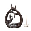 XUDREZ Lotus Backflow Incense Burner Ceramic Backflow Incense Holder Incense
