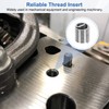 PATIKIL Wire Thread Inserts M12x1.75 Metric 2D 24mm, 20Pcs 304
