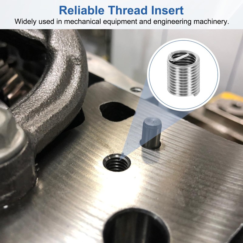 PATIKIL Wire Thread Inserts M12x1.75 Metric 2D 24mm, 20Pcs 304