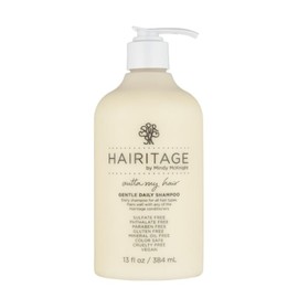 Hairitage Gentle Daily Hydrating and Moisturizing Shampoo For Dry Hair with Jojoba Oil + Aloe Vera - Ultra-Mild + Moisture-Rich - Improves Dry, Brittle Strands, 13 fl. oz.