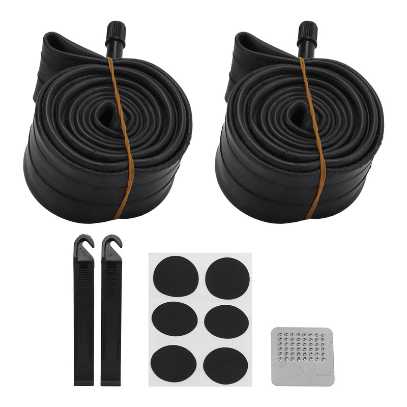 Bike Tire Repair Tool Kit Butyl Rubber with Replacement Inner