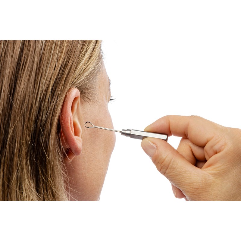 Remos Ear Pick for Hygienic Removal of Earwax with Stainless