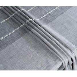 Cotton Tablecloth for Rectangle Tables 63x109 – Washable Gray Table Cover with Tassels for Dining, Kitchen, Easter, Parties, Weddings & Holiday Décor