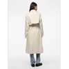 PIECES PCSCARLETT Female Trench Coat, Silver Gray