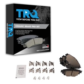 TRQ Front Brake Pads Ceramic Compatible with 2020-2021 Hyundai Venue 2020-2022 Kia Soul