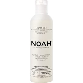 NOAH 1.4 Regenerating Shampoo with Argan Oil, 250 ml, Formulated and Made in Italy, Cruelty Free, SLS or Parabens, Nickel Tested
