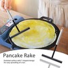 2 Pieces Crepe Distributor and Spatula Stainless Steel, Crepe Accessory