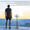 PULUZ Extended Invisible Selfie Stick with Screw Rod Adapter for