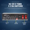 9 Tone 12V 400W Warning Emergency Siren PA System for