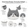 Cat-Shaped Spoon Rest, Ceramic Spoon Rest for Kitchen Counter Stove