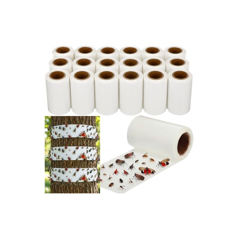 18 Rolls Spotted Lanternfly Traps Ant Insect Barrier, 30 ft
