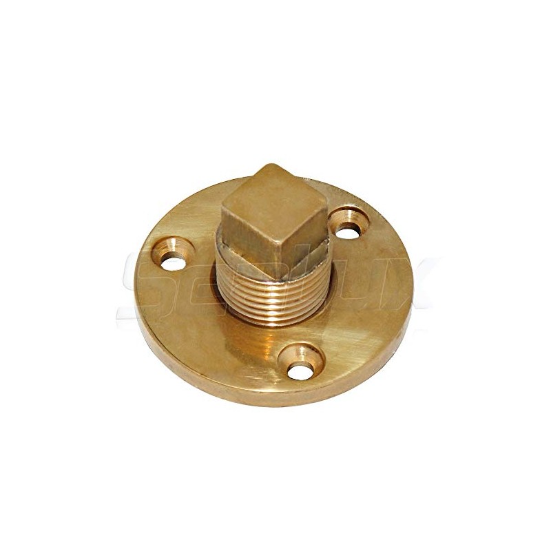 SeaLux Underwater Brass Garboard Drain Pipe Plug Only (2 pcs)