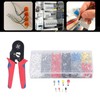 1800Pcs/Set Ferrule Crimping Tool Kit AWG 23‑7 Crimper Plier with