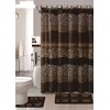 AF 18 Piece Bath Rug Set Leopard Brown Bathroom Rugs