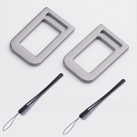 Seat Belt Canceller In-Car Accessories 2-Piece Set Car Accessories In-Car Utility Items Seat Belt Supplies (Gray)