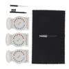 Hearing Amplifier Cleaning Kit Replacement Wax Filters Set with Cloth