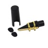 Tenor Sax Saxophone Mouthpiece Plastic with Cap Metal Buckle Reed
