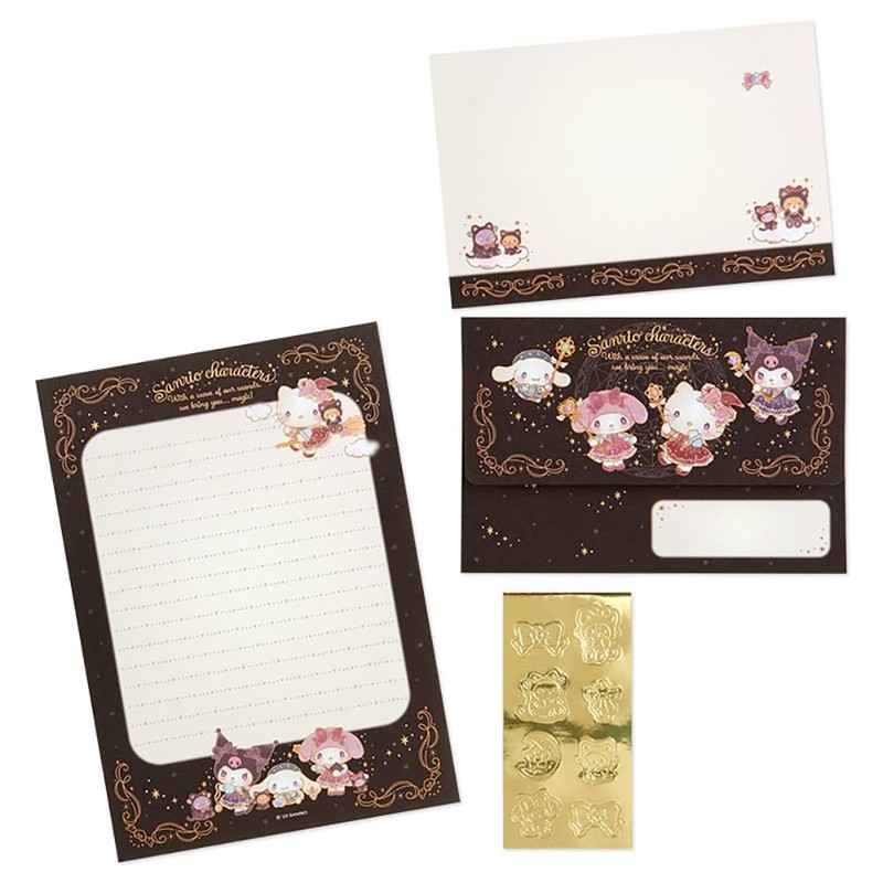 Sanrio 473022 Sanrio Characters Letter Set with Case (Magical)