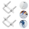 ULTECHNOVO 4pcs Heavy Duty Stainless Steel U-Bolts for Boat Trailers