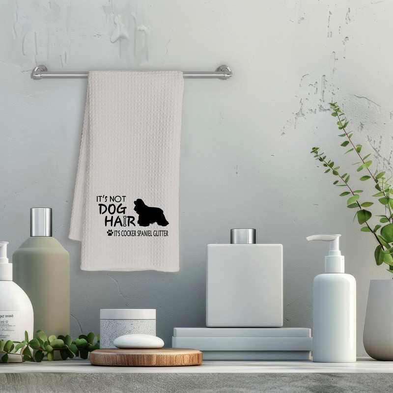 Mancheng-zi Cocker Spaniel Gifts Kitchen Towels, Cocker Spaniel Decorative Dog