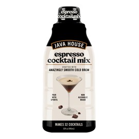 Java House Cold Brew Espresso Cocktail Mix – Premium 100% Arabica Cold Brew Concentrate – Smooth Coffee With French Vanilla Notes – 32oz Bottle (Makes 32 Cocktails)