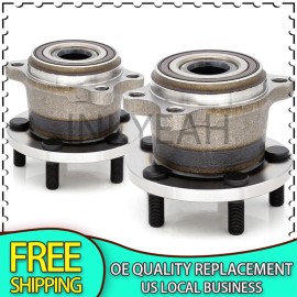 INKYEAH Pair Rear Wheel Bearing and Hub For 2005 - 2009 Subaru Legacy & Outback