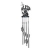 ICE ARMOR 23" Long Silver Dragon Round Top Wind Chime