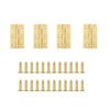 Set of 4 Copper Hinges 3 x 3.5 Inch Heavy