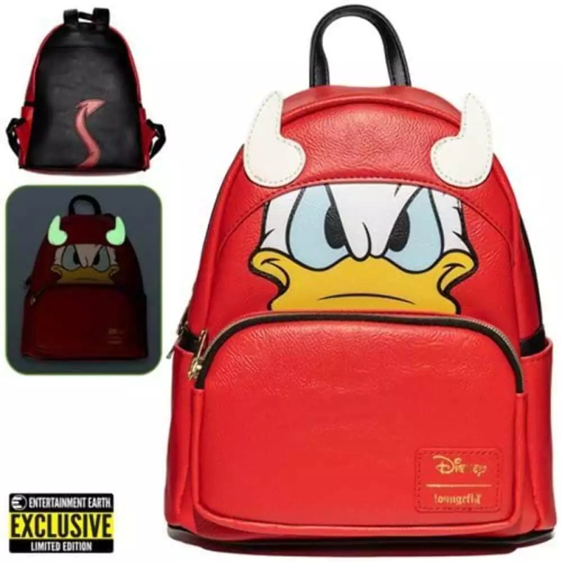 Loungefly Donald Duck Devil Donald Cosplay Mini-Backpack - Entertainment Earth