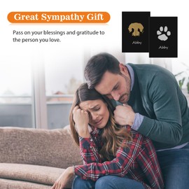 Nabance Paw Print Set Dog, Footprint Baby, 4 Pieces Gold and Silver Ink Pad with 8 Cards Footprint Baby Handprint Baby Dog Snout Print Kit Imprint Set Gift for Pets Owners