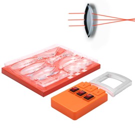 Entemah Conjunto de Experimentos Ópticos de Física Multifunción, Dispositivo Experimental Óptico Geométrico, Lente Cóncava y Convexa, Espejo Refractivo, Triplete, Láser de Tres Vías